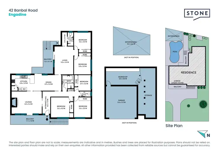 Floorplan of Homely house listing, 42 Banbal Road, Engadine NSW 2233