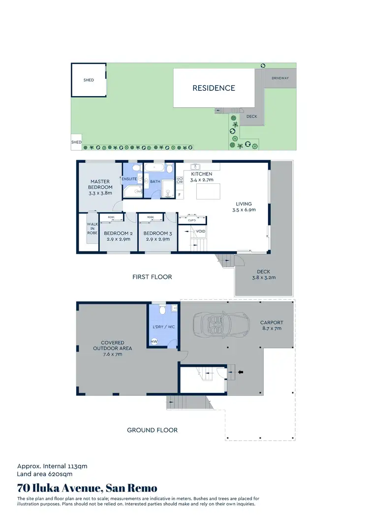 Floorplan of Homely house listing, 70 Iluka Avenue, San Remo NSW 2262