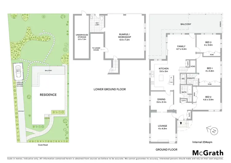 Floorplan of Homely house listing, 1 Cook Road, Lindfield NSW 2070