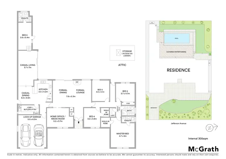 Floorplan of Homely house listing, 5 Jefferson Avenue, St Ives NSW 2075