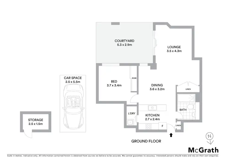 Floorplan of Homely apartment listing, 32/132 Killeaton Street, St Ives NSW 2075