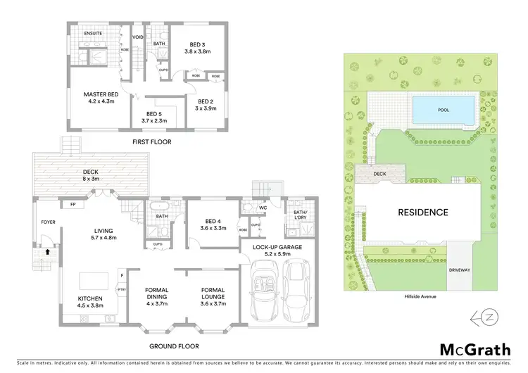 Floorplan of Homely house listing, 5 Hillside Avenue, St Ives NSW 2075