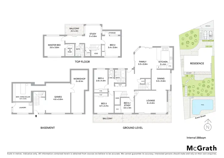 Floorplan of Homely house listing, 10 Avery Street, Normanhurst NSW 2076