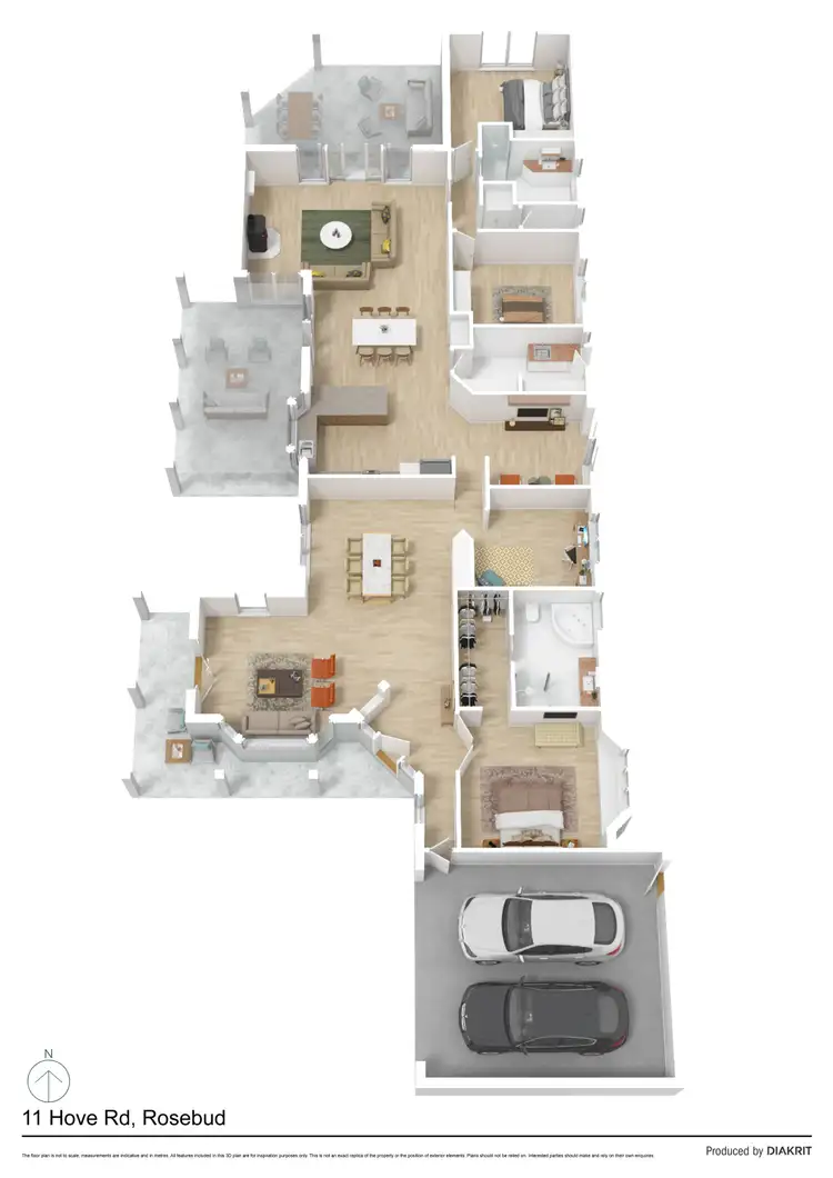 Floorplan of Homely house listing, 11 Hove Road, Rosebud VIC 3939