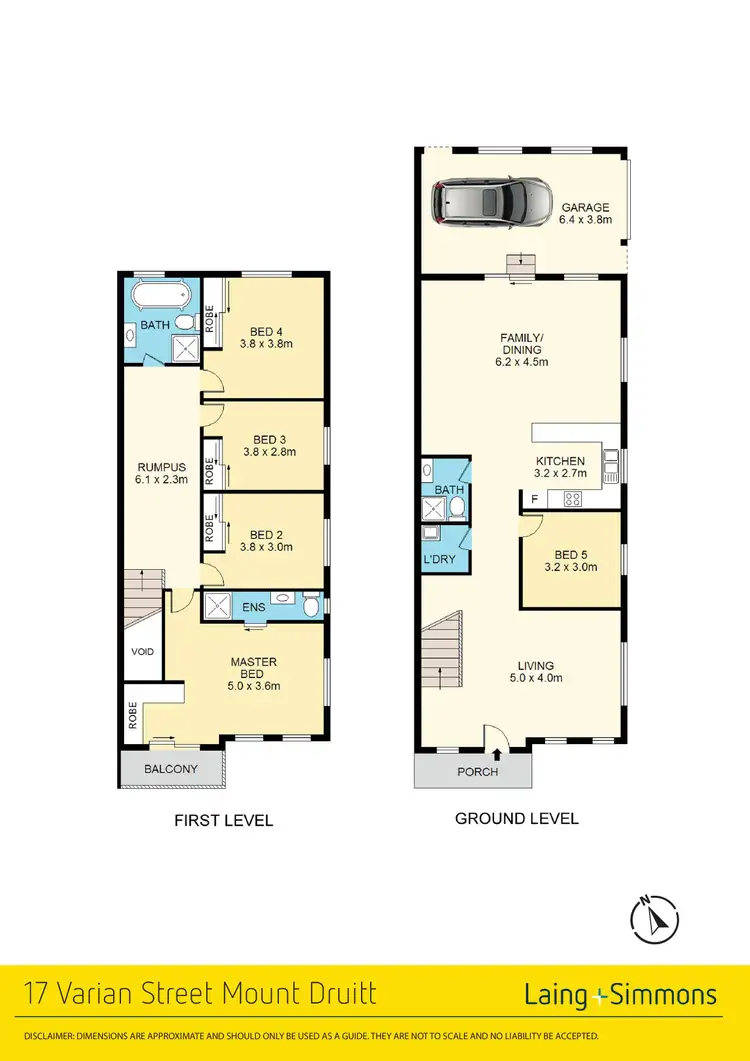 Floorplan of Homely semi-detached listing, 17 Varian Street, Mount Druitt NSW 2770