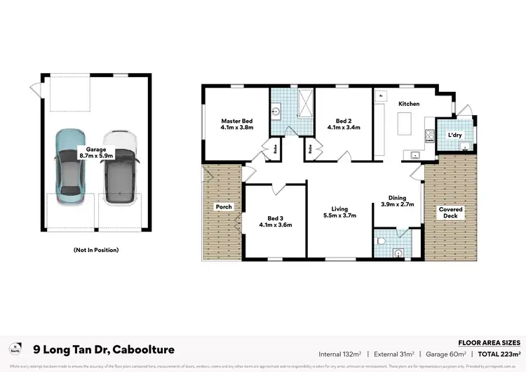 Floorplan of Homely house listing, 9-11 Long Tan Drive, Caboolture QLD 4510