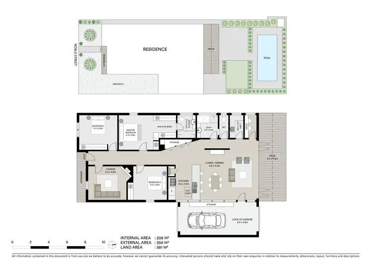 Floorplan of Homely house listing, 44 Noble Street, Newtown VIC 3220