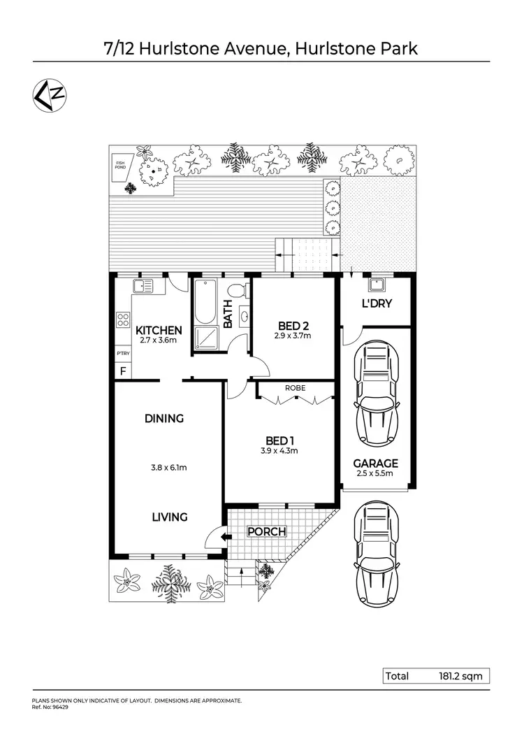 Floorplan of Homely house listing, 7/12 Hurlstone Avenue, Hurlstone Park NSW 2193