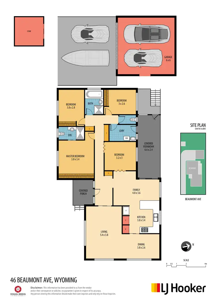 Floorplan of Homely house listing, 46 Beaumont Avenue, Wyoming NSW 2250