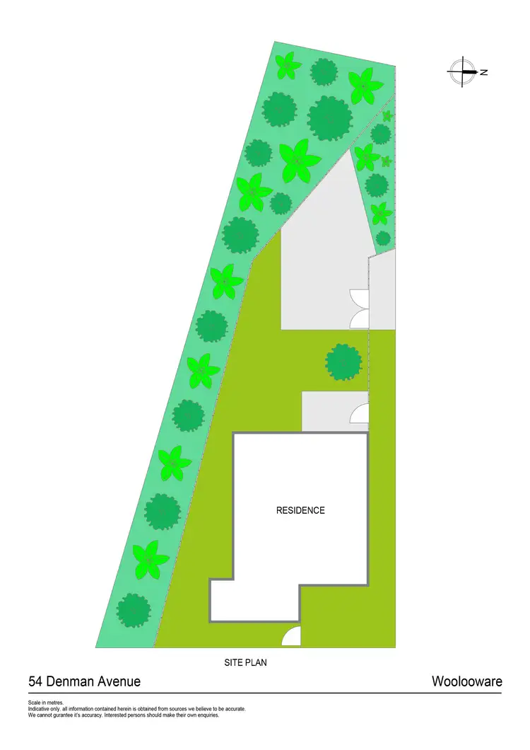 Floorplan of Homely land listing, 54 Denman Avenue, Woolooware NSW 2230