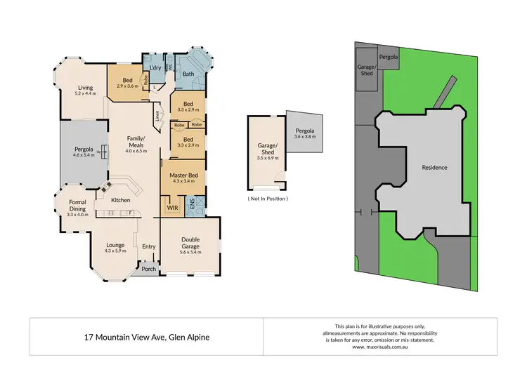 Floorplan of Homely house listing, 17 Mountain View Avenue, Glen Alpine NSW 2560