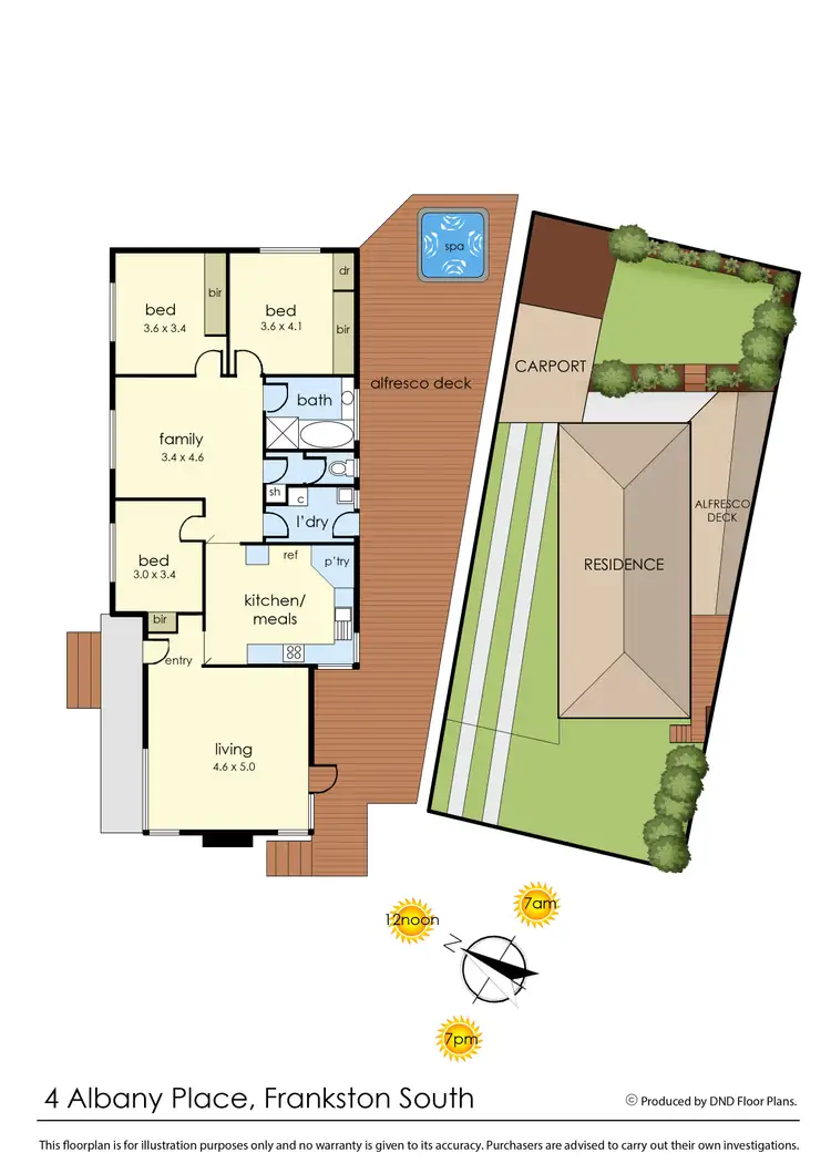 Floorplan of Homely house listing, 4 Albany Place, Frankston South VIC 3199