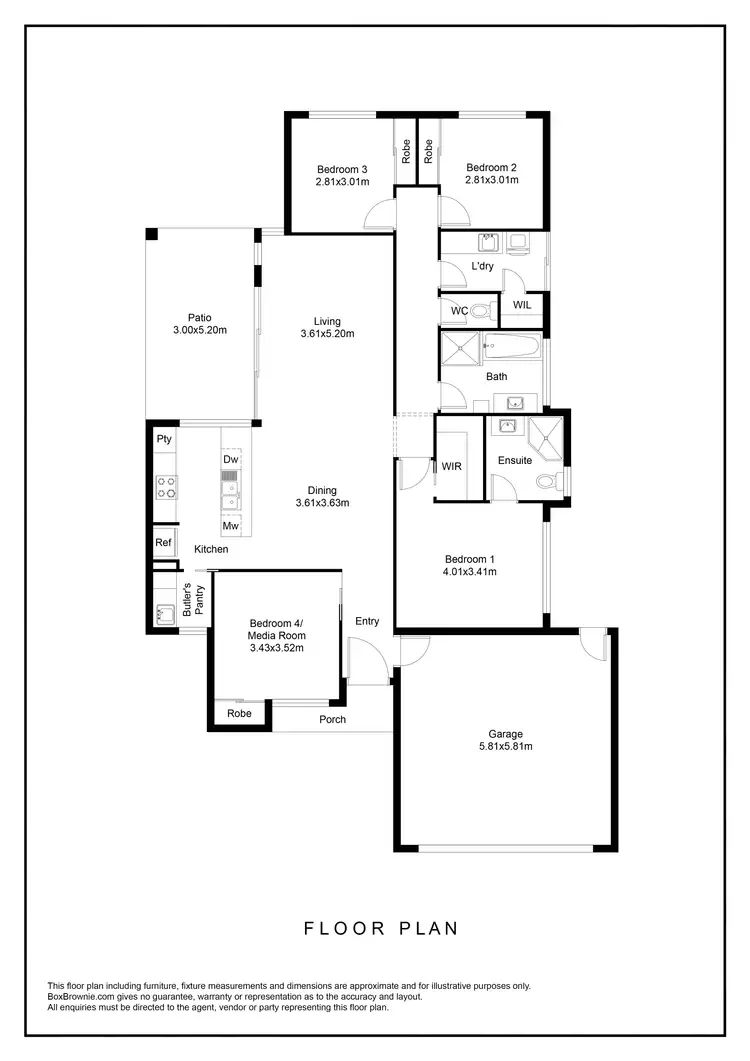 Floorplan of Homely house listing, 11 Lorne Loop, Kewarra Beach QLD 4879