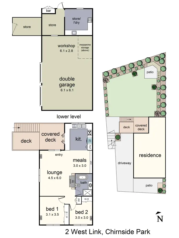 Floorplan of Homely house listing, 2 West Link, Chirnside Park VIC 3116