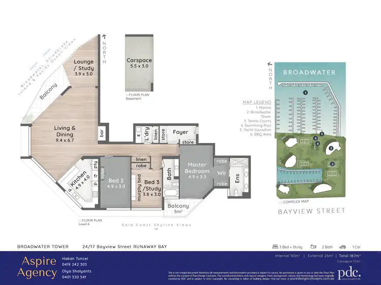 Floorplan of Homely unit listing, 24/17 Bayview Street, Runaway Bay QLD 4216