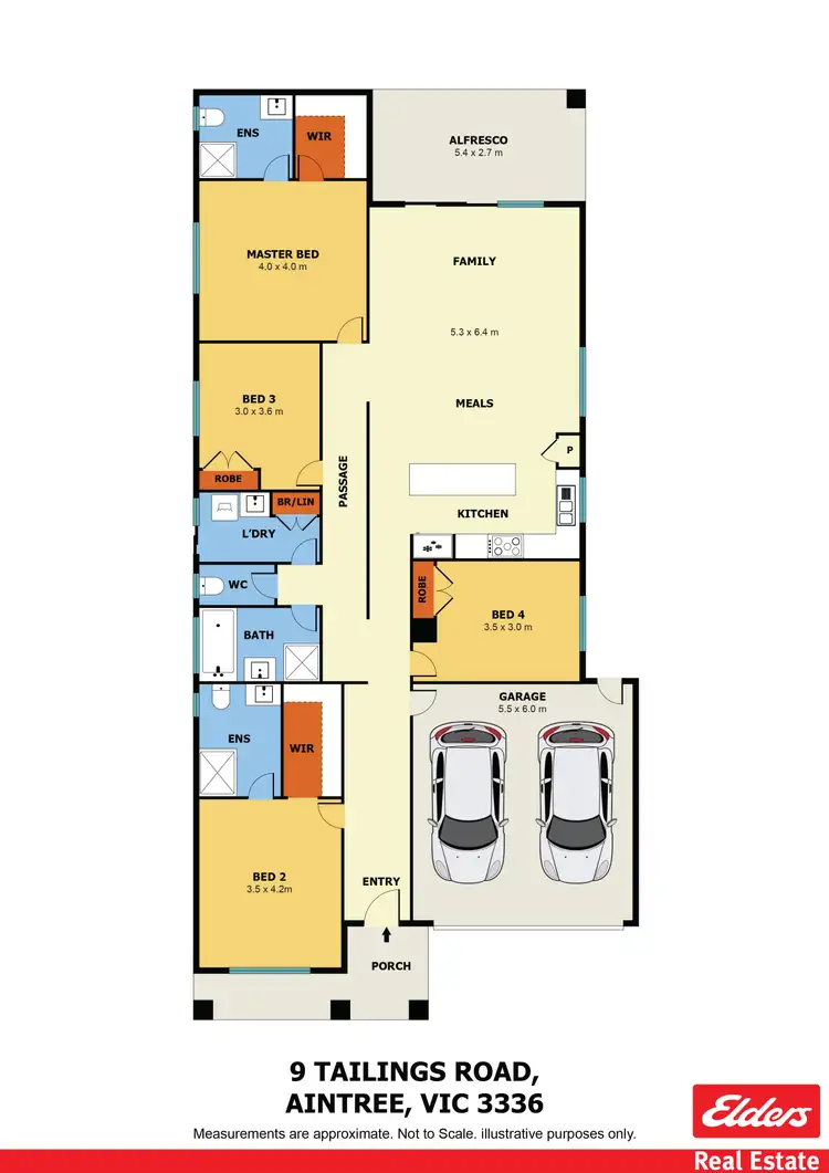 Floorplan of Homely house listing, 9 Tailings Road, Aintree VIC 3336