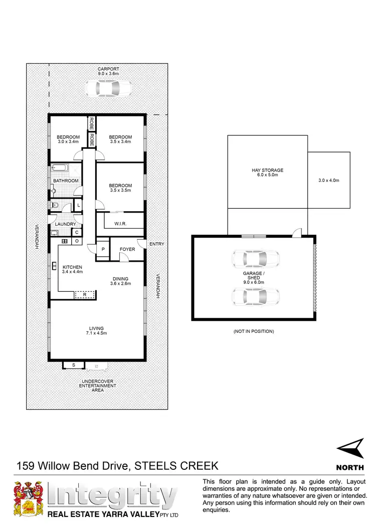 Floorplan of Homely house listing, 159 Willow Bend Drive, Steels Creek VIC 3775