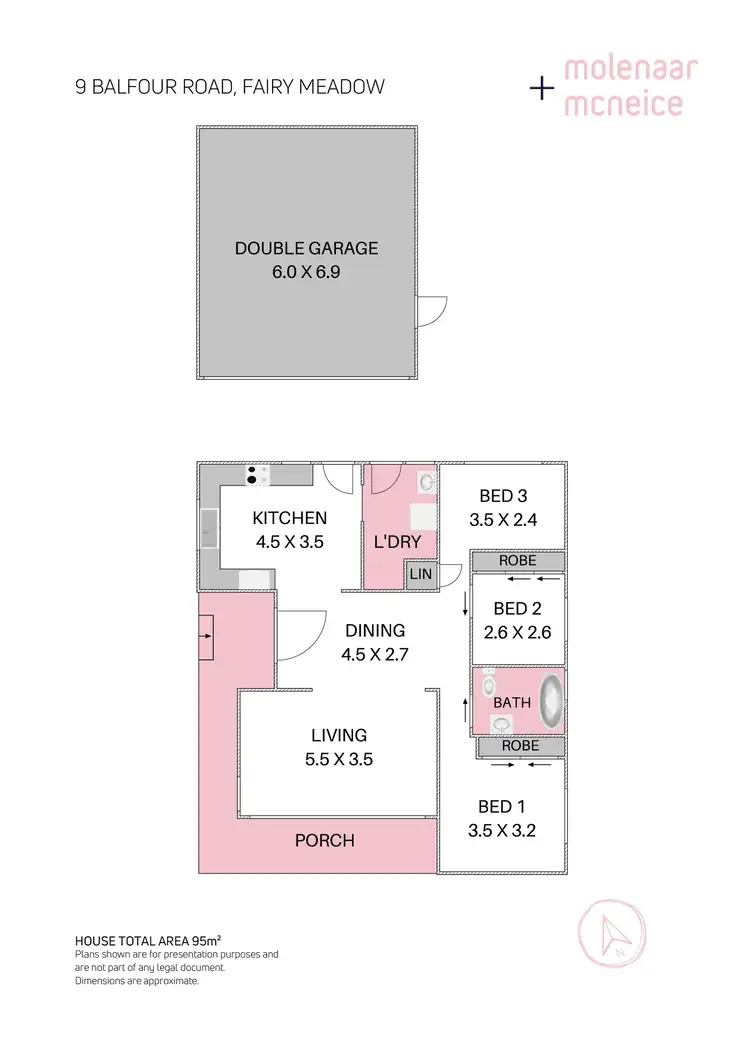 Floorplan of Homely house listing, 9 Balfour Street, Fairy Meadow NSW 2519