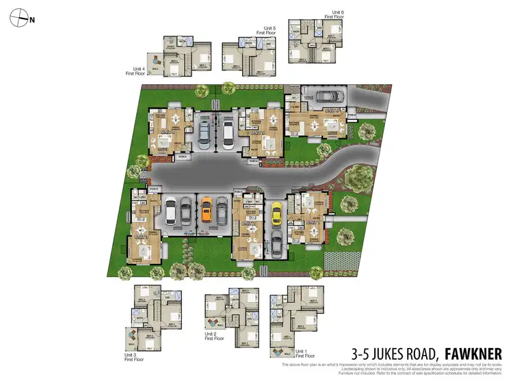 Floorplan of Homely townhouse listing, 5/5 Jukes Road, Fawkner VIC 3060
