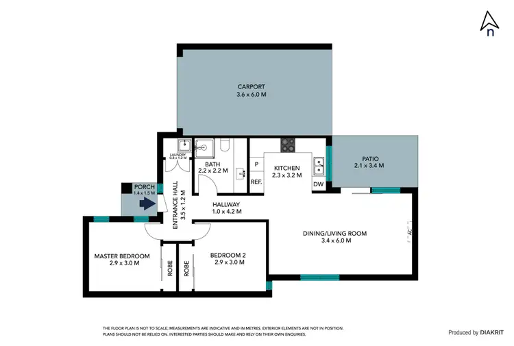 Floorplan of Homely unit listing, 3/7 Poplar Street, Thomastown VIC 3074