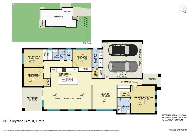 Floorplan of Homely house listing, 60 Talleyrand Circuit, Greta NSW 2334