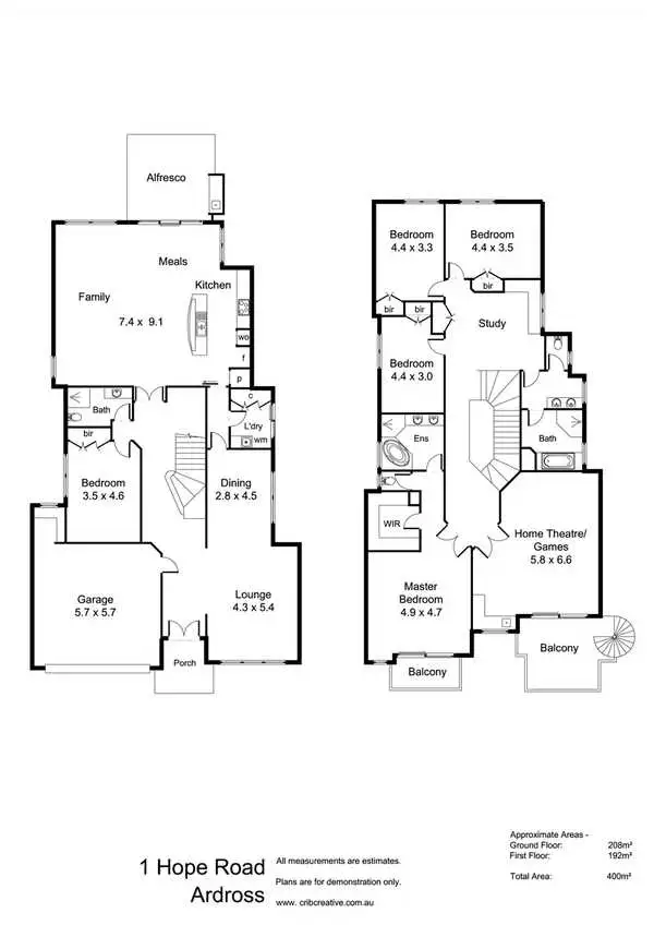 Floorplan of Homely house listing, 1 Hope Road, Ardross WA 6153