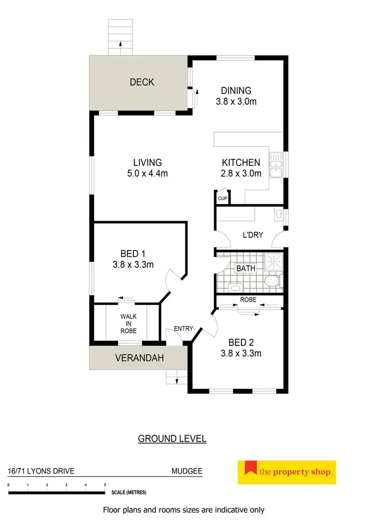 Floorplan of Homely villa listing, 16/71 Lions Drive, Mudgee NSW 2850