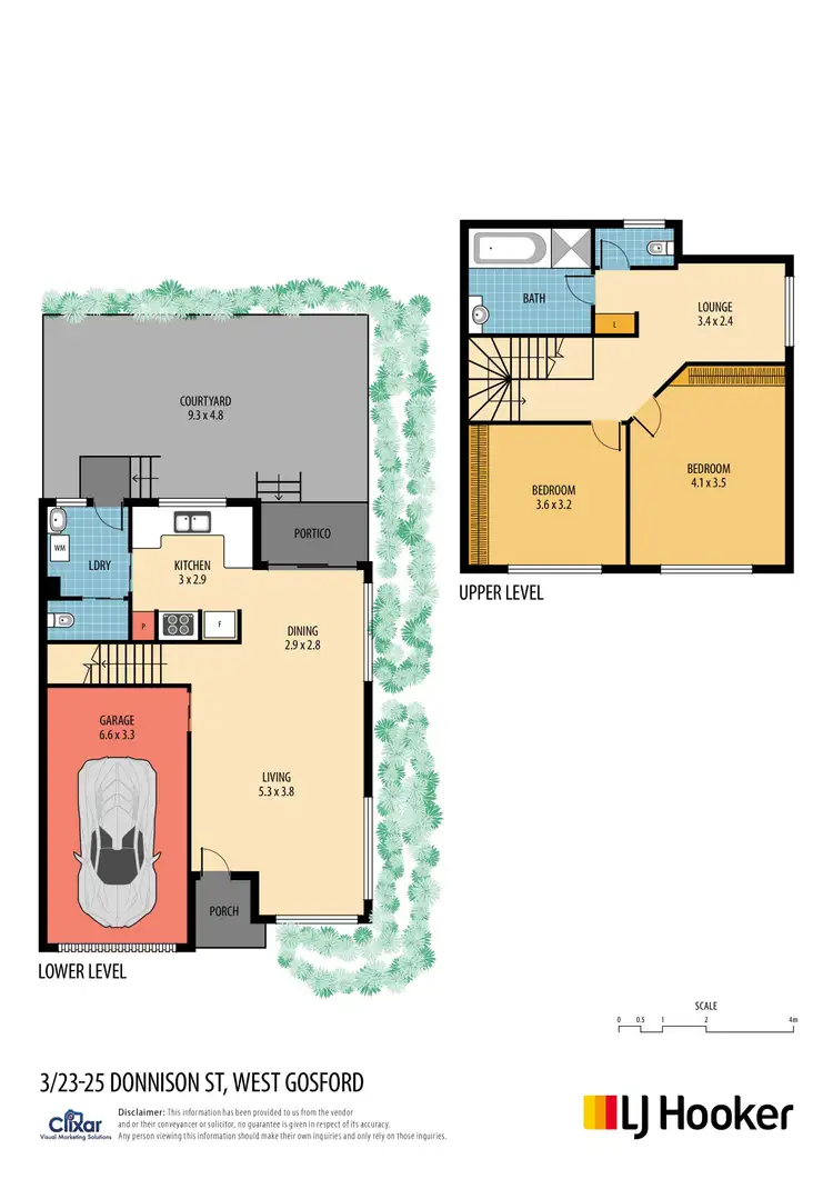 Floorplan of Homely townhouse listing, 3/23-25 Donnison Street, West Gosford NSW 2250