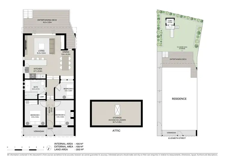 Floorplan of Homely house listing, 46 Elizabeth Street, Rozelle NSW 2039