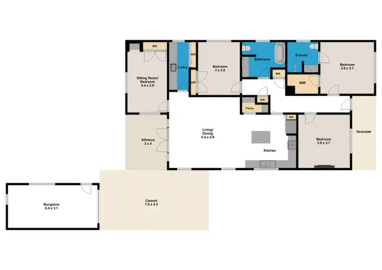 Floorplan of Homely house listing, 46 Brandy Creek Road, Warragul VIC 3820