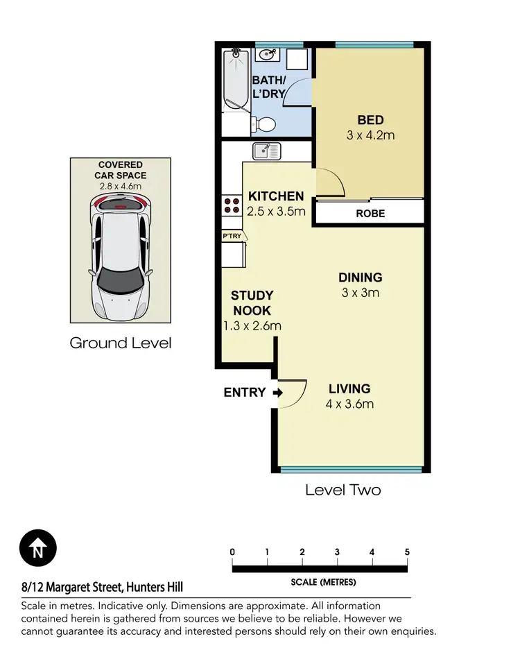 Floorplan of Homely apartment listing, 8/12 Margaret Street, Hunters Hill NSW 2110