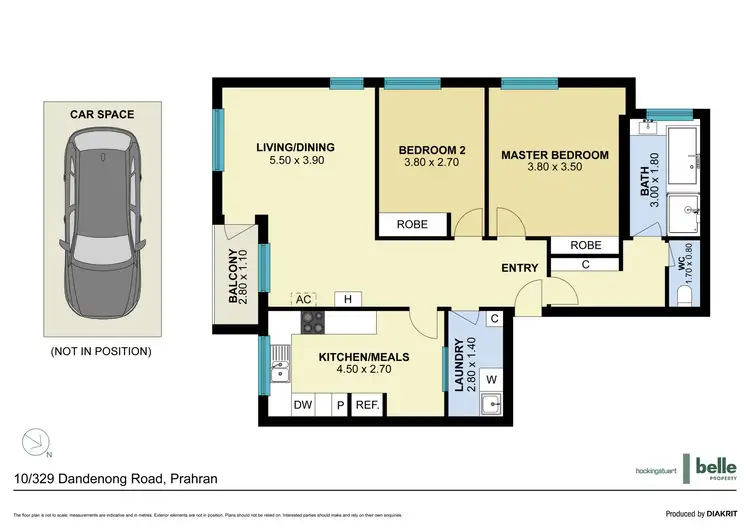 Floorplan of Homely apartment listing, 10/329 Dandenong Road, Prahran VIC 3181