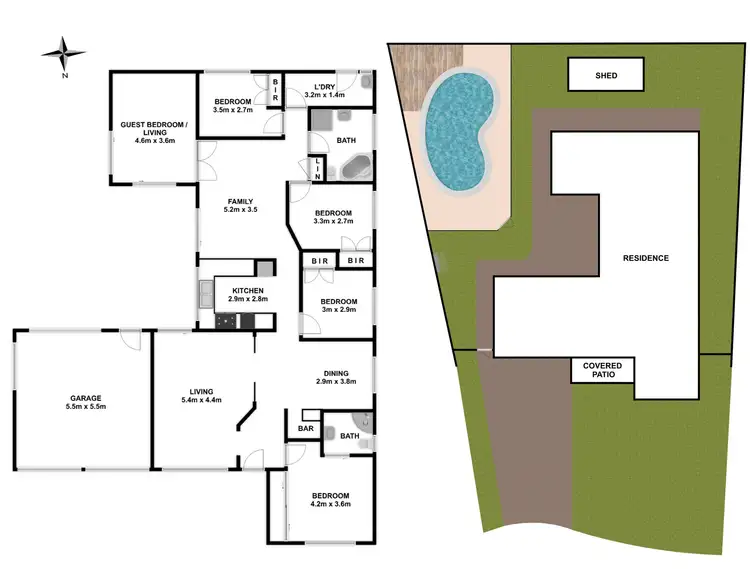 Floorplan of Homely house listing, 13 Austin Woodbury Place, Toongabbie NSW 2146