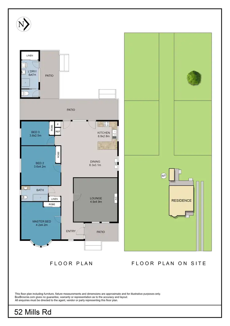 Floorplan of Homely rural property listing, 52 Mills Road, Cobden VIC 3266