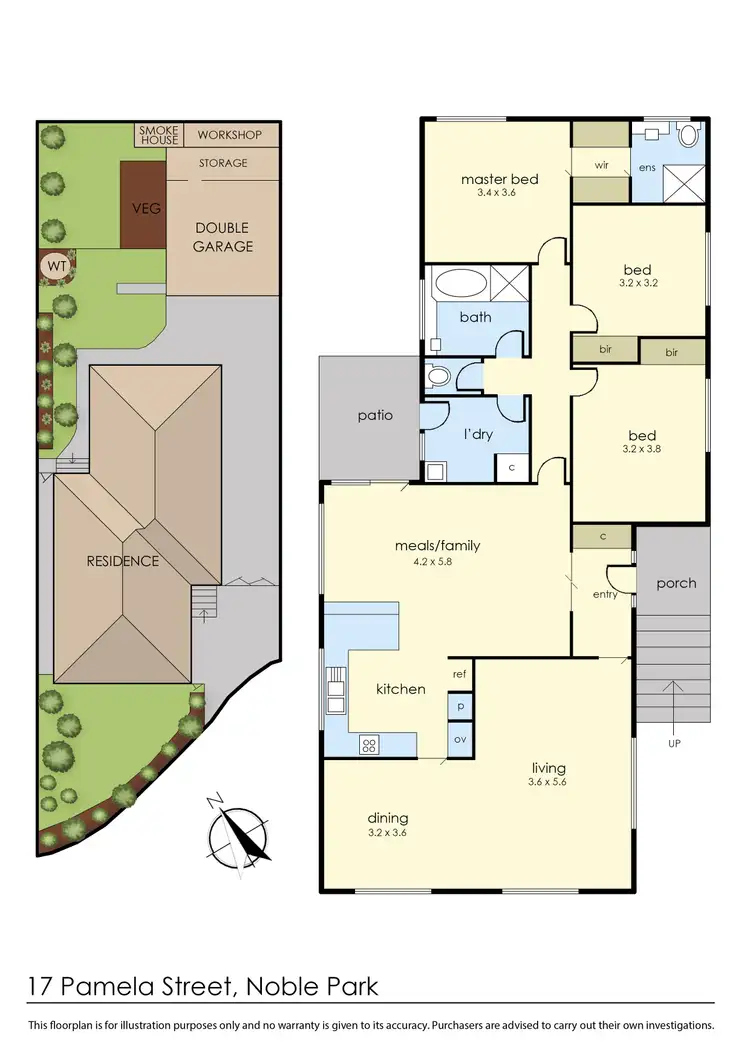 Floorplan of Homely house listing, 17 Pamela Street, Noble Park VIC 3174