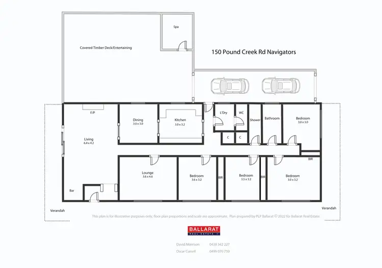 Floorplan of Homely house listing, 150 Pound Creek Road, Navigators VIC 3352