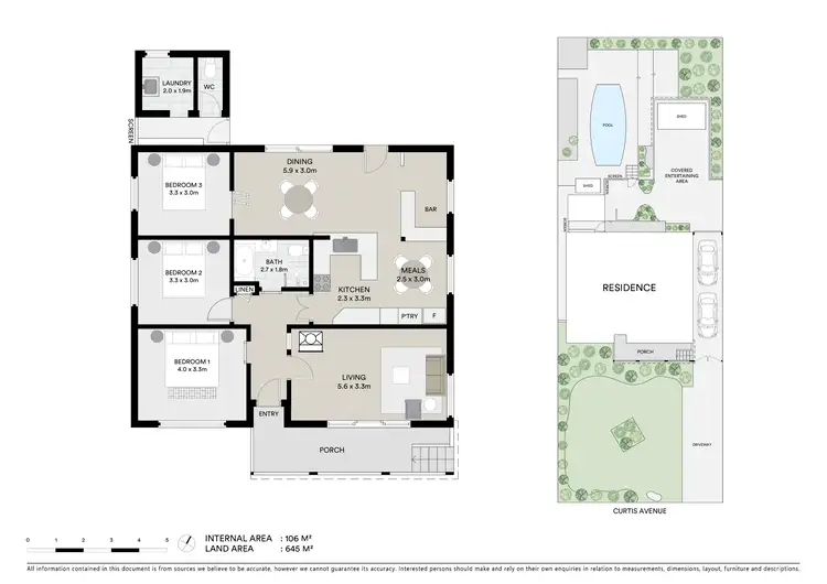 Floorplan of Homely house listing, 45 Curtis Avenue, Taren Point NSW 2229