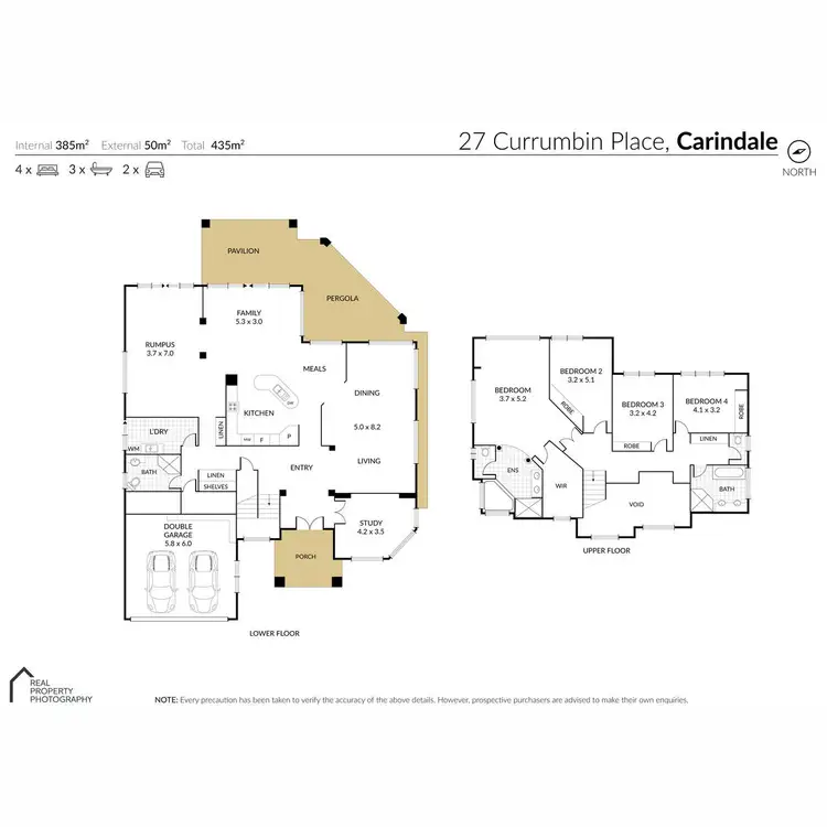 Floorplan of Homely house listing, 27 Currumbin Place, Carindale QLD 4152