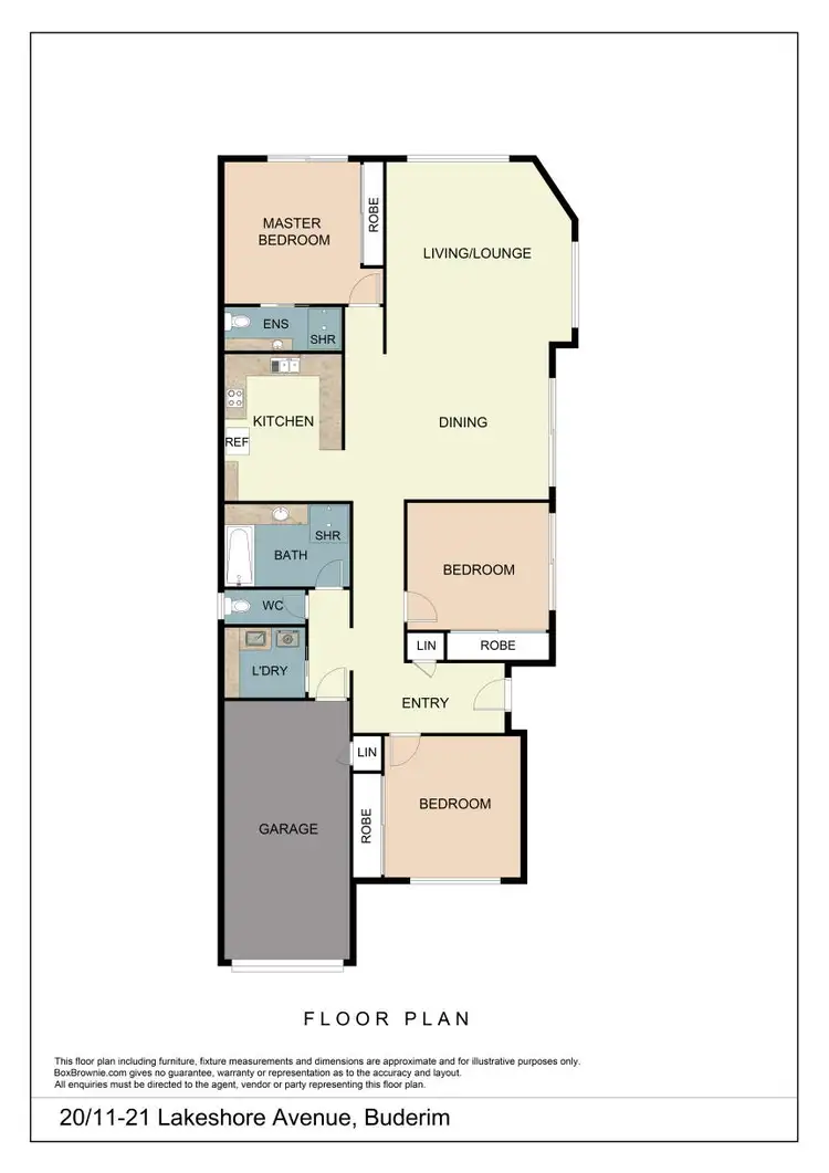 Floorplan of Homely unit listing, 20/11-21 Lakeshore Avenue, Buderim QLD 4556