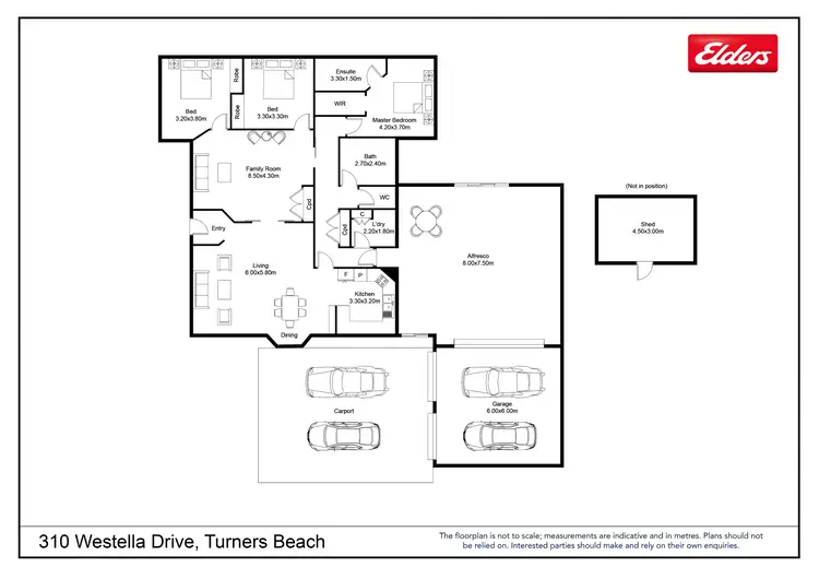 Floorplan of Homely house listing, 310 Westella Drive, Turners Beach TAS 7315