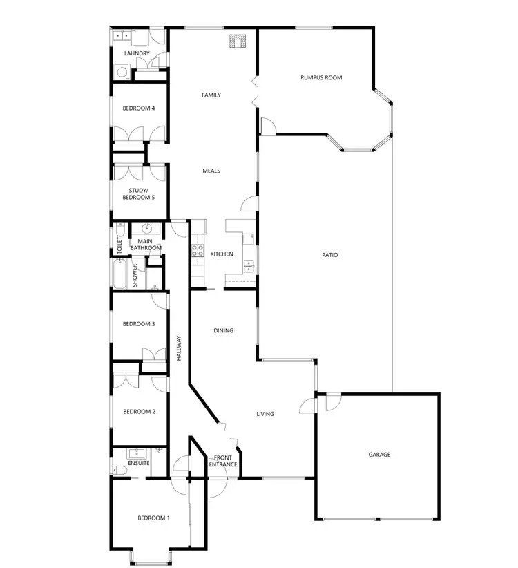 Floorplan of Homely house listing, 58 York Street, Dubbo NSW 2830