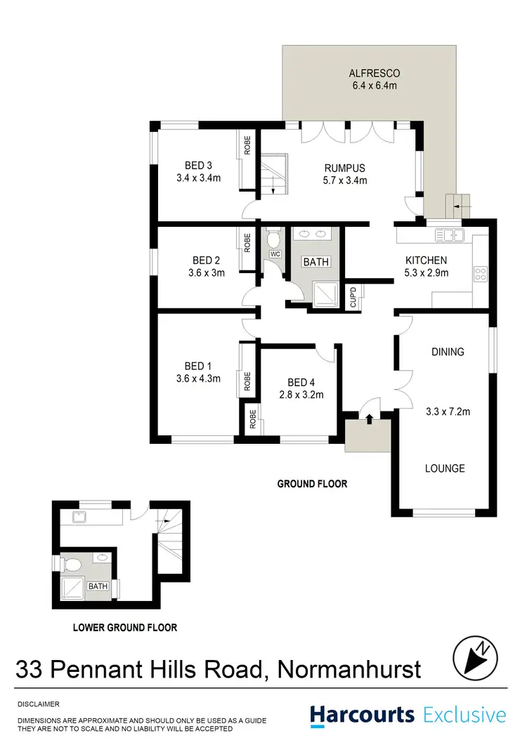 Floorplan of Homely house listing, 33 Pennant Hills Road, Normanhurst NSW 2076