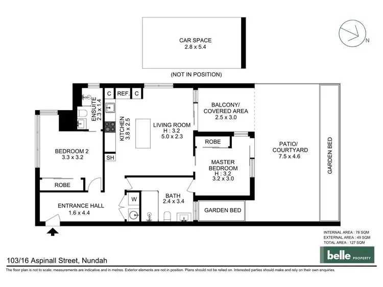 Floorplan of Homely unit listing, 103/16 Aspinall Street, Nundah QLD 4012