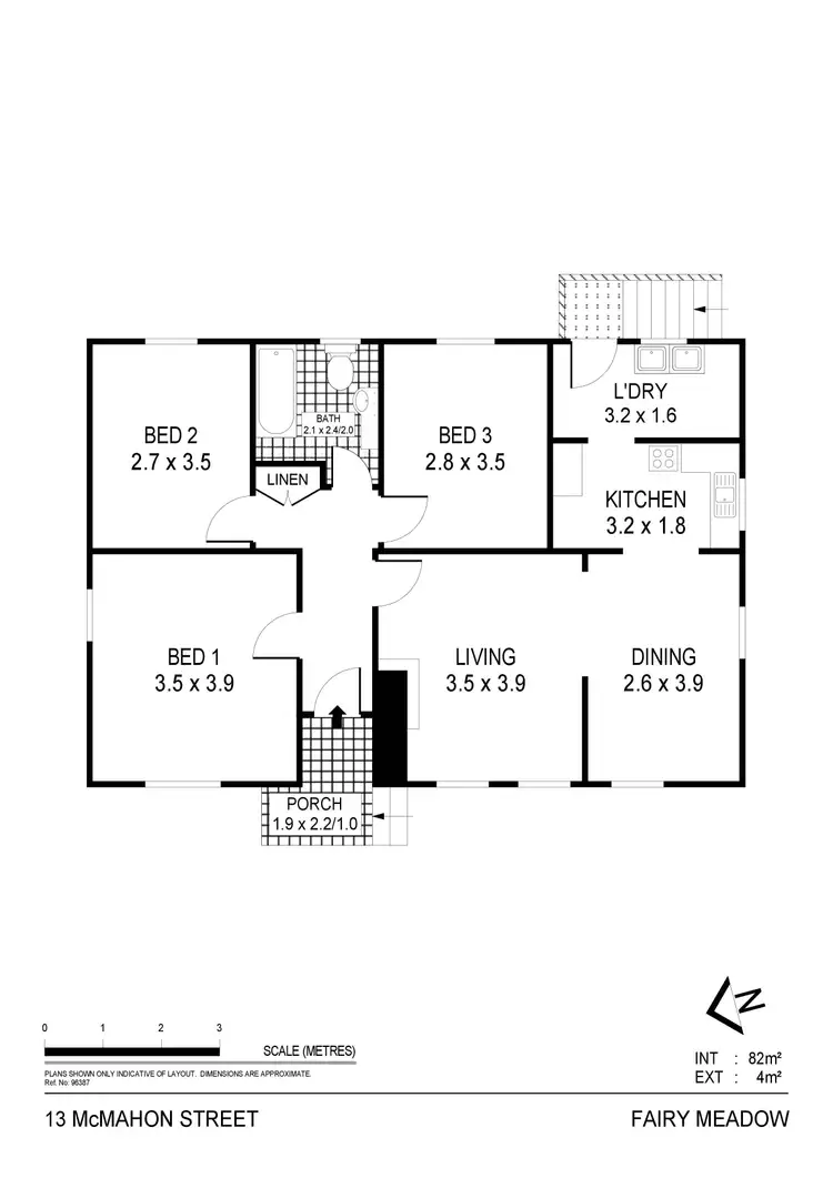 Floorplan of Homely house listing, 13 McMahon Street, Fairy Meadow NSW 2519