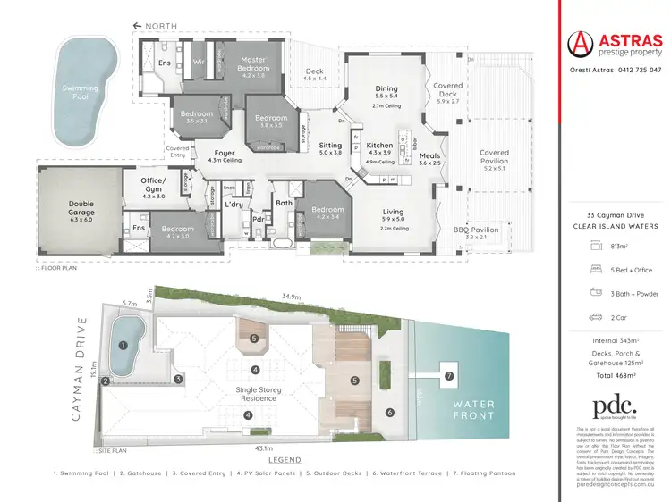 Floorplan of Homely house listing, 33 Cayman Drive, Clear Island Waters QLD 4226