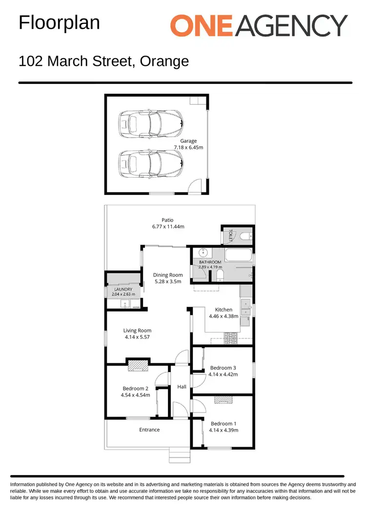 Floorplan of Homely house listing, 102 March Street, Orange NSW 2800