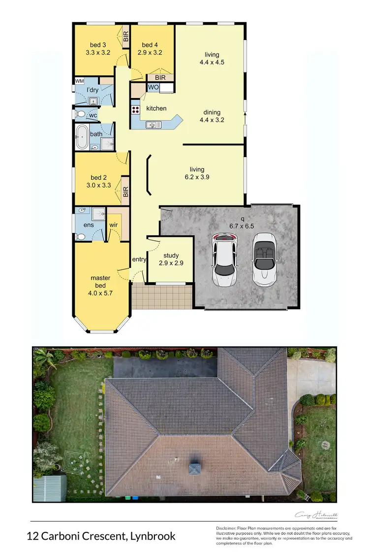 Floorplan of Homely house listing, 12 Carboni Crescent, Lynbrook VIC 3975