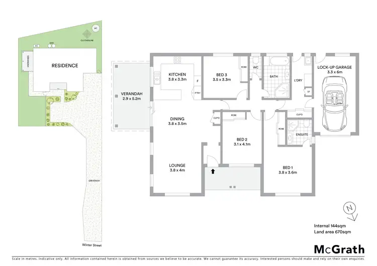Floorplan of Homely house listing, 11A Winter Street, Mudgee NSW 2850