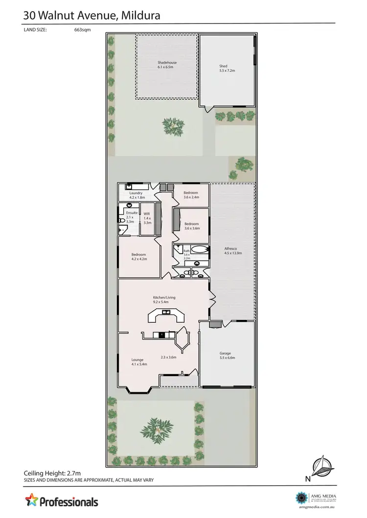 Floorplan of Homely house listing, 30 Walnut Avenue, Mildura VIC 3500
