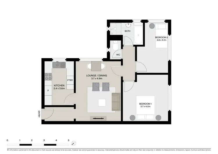 Floorplan of Homely apartment listing, 9/2A Milner Crescent, Wollstonecraft NSW 2065